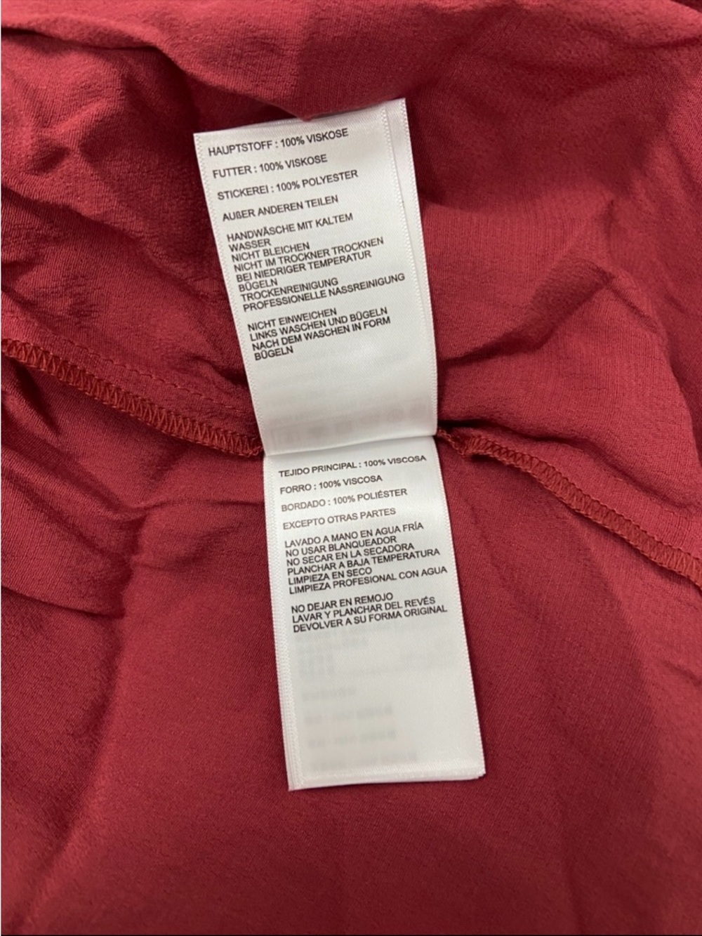 NWT Ba&Sh TULSIE Mini Dress in Red / brique size 2 / Medium boho - Picture 15 of 16